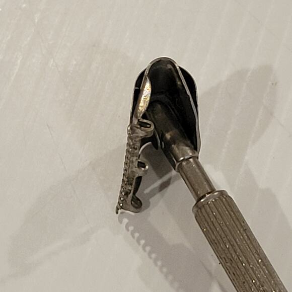 Rare Vintage Rhodes Kriss Kross Swivel Head Injector Safety Razor - Picture 9 of 11